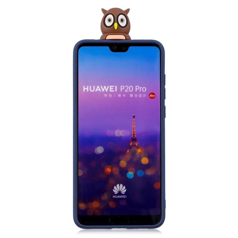 Kuori Huawei P20 Pro 3D Huono Pöllö Hauskaa Suojakuori