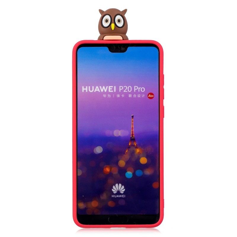 Kuori Huawei P20 Pro 3D Neiti Pöllö Suojakuori