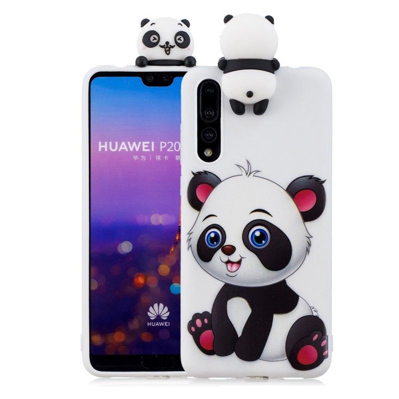 Kuori Huawei P20 Pro Kolmiulotteinen Ainutlaatuinen Panda