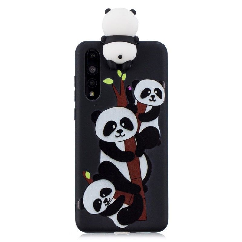 Kuori Huawei P20 Pro Kolmiulotteinen Pandaperhe