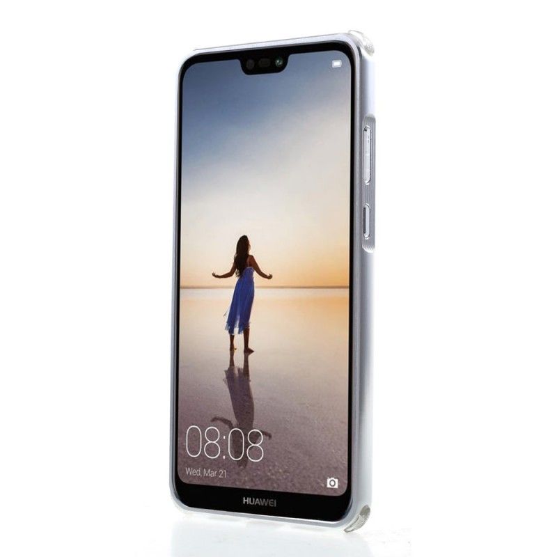 Kuori Huawei P20 Pro Kulta Hopea Irrotettava Alumiinipuskuri Ja Harjattu Takaosa