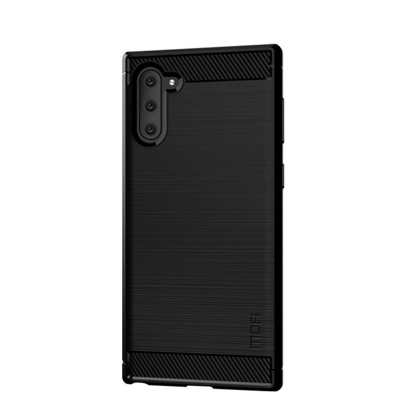 Case Kuoret Samsung Galaxy Note 10 Harmaa Musta Puhelinkuoret Mofi Harjattu Hiilikuitu