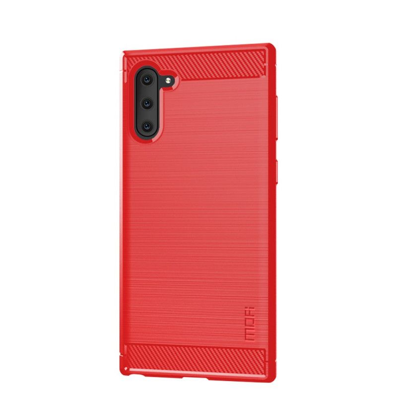 Case Kuoret Samsung Galaxy Note 10 Harmaa Musta Puhelinkuoret Mofi Harjattu Hiilikuitu