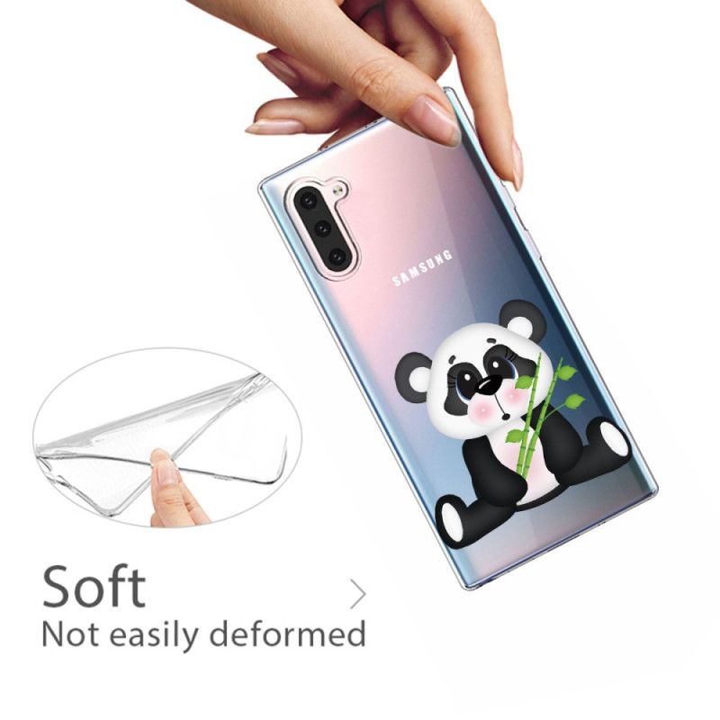 Case Kuoret Samsung Galaxy Note 10 Puhelinkuoret Läpinäkyvä Surullinen Panda