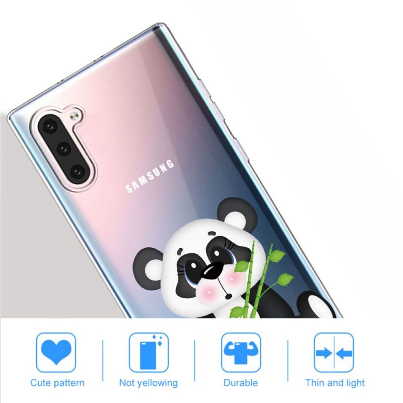 Case Kuoret Samsung Galaxy Note 10 Puhelinkuoret Läpinäkyvä Surullinen Panda