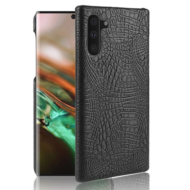 Case Kuoret Samsung Galaxy Note 10 Valkoinen Musta Puhelinkuoret Krokotiilin Ihovaikutus