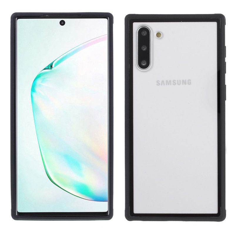 Kuori Samsung Galaxy Note 10 Musta Hybridisilikonivanteen Muotoilu