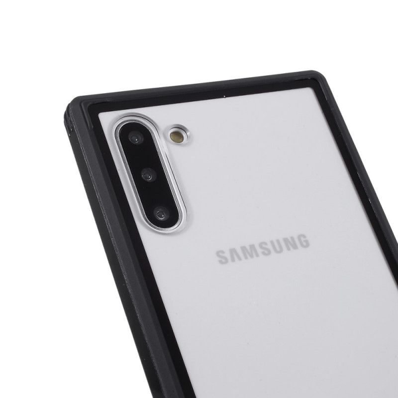 Kuori Samsung Galaxy Note 10 Musta Hybridisilikonivanteen Muotoilu