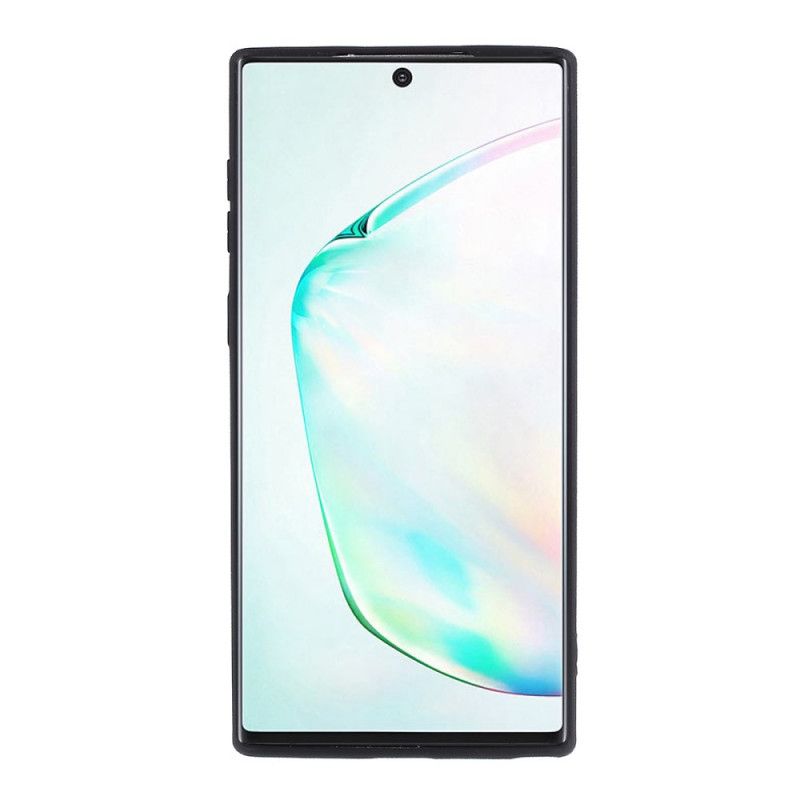 Kuori Samsung Galaxy Note 10 Punainen Musta Kudontakuvio Suojakuori