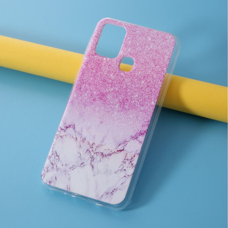 Case Kuoret Samsung Galaxy M31 Puhelinkuoret Hajonnut Marmori