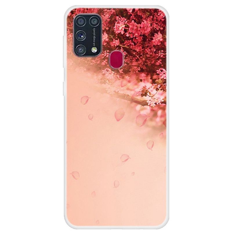 Case Kuoret Samsung Galaxy M31 Puhelinkuoret Läpinäkyvä Romanttinen Puu