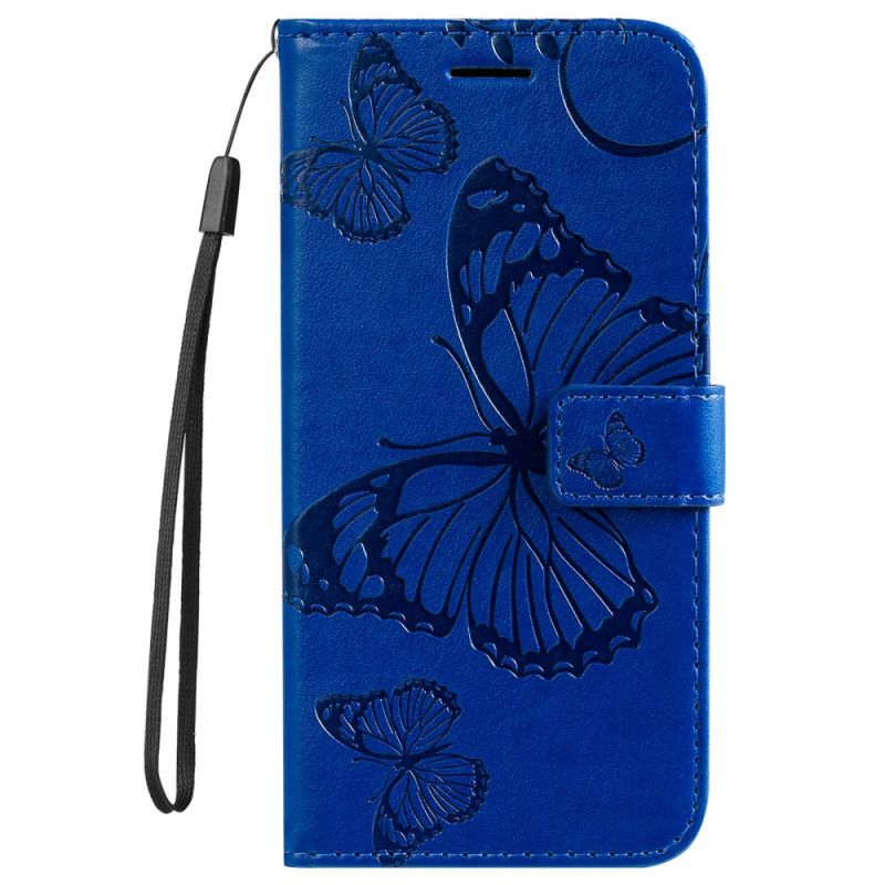 Flip Kotelot Motorola Edge 20 Giant Strap Butterflies