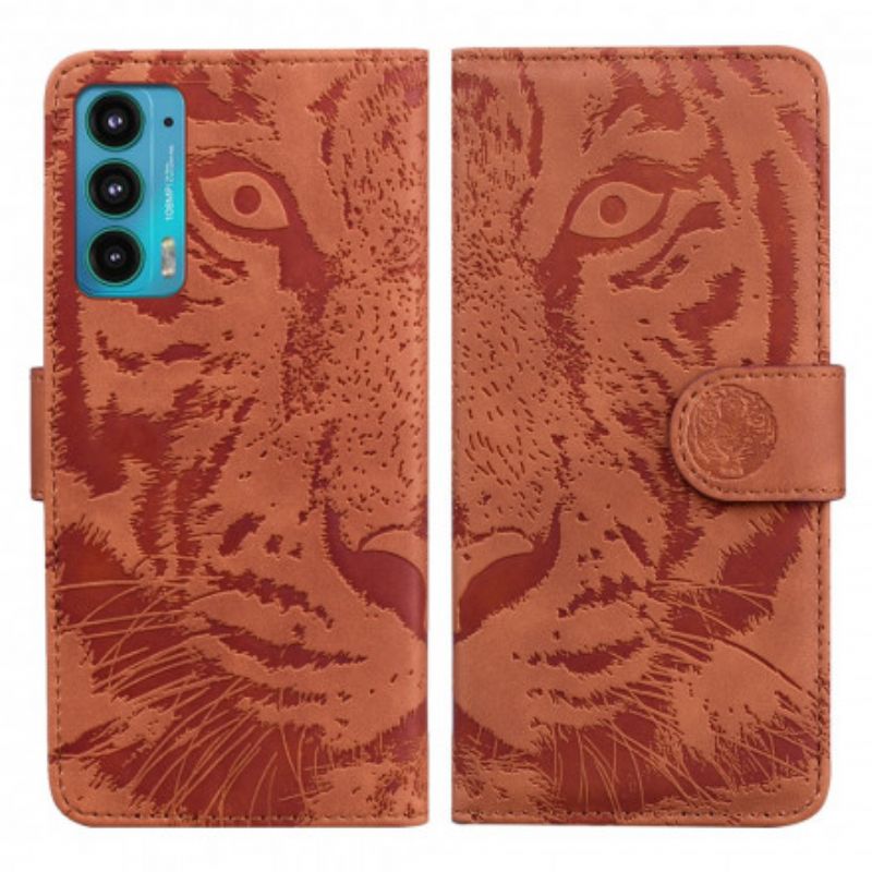 Kotelot Motorola Edge 20 Puhelinkuoret Tiger Face Print