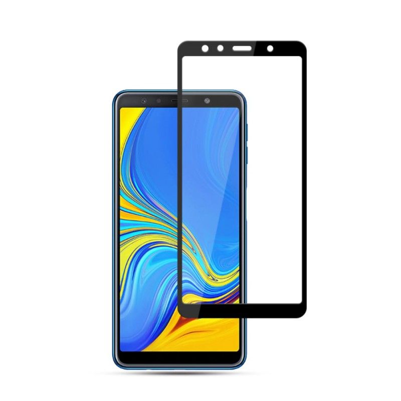 Karkaistu Lasisuoja Samsung Galaxy A7 Musta Mocolo