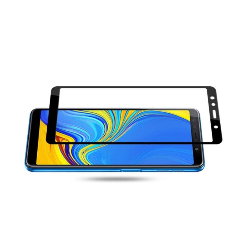 Karkaistu Lasisuoja Samsung Galaxy A7 Musta Mocolo