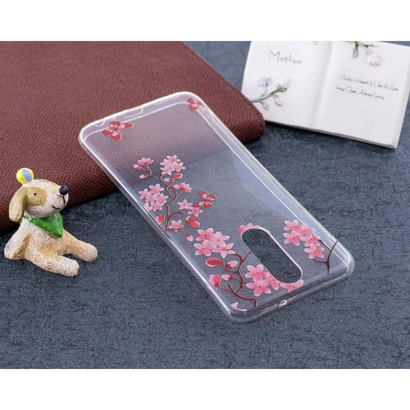 Case Kuoret Huawei Mate 10 Lite Puhelinkuoret Läpinäkyvä Kukkiva Puu