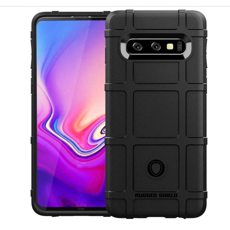 Case Kuoret Samsung Galaxy S10 Harmaa Musta Puhelinkuoret Kestävä Kilpi