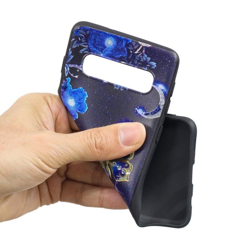 Case Kuoret Samsung Galaxy S10 Puhelinkuoret Kultainen Perhonen