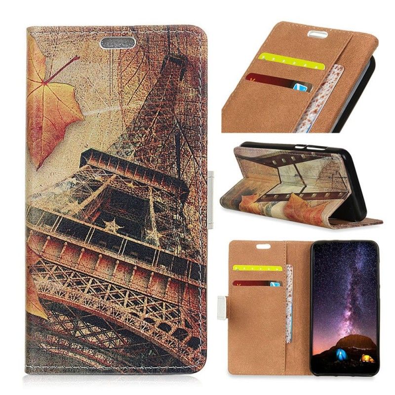 Flip Case Samsung Galaxy S10 Eiffel-Torni Syksyllä