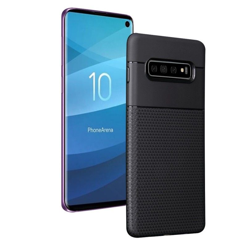 Kuori Samsung Galaxy S10 Erittäin Hienot Nahkaefektikolmiot