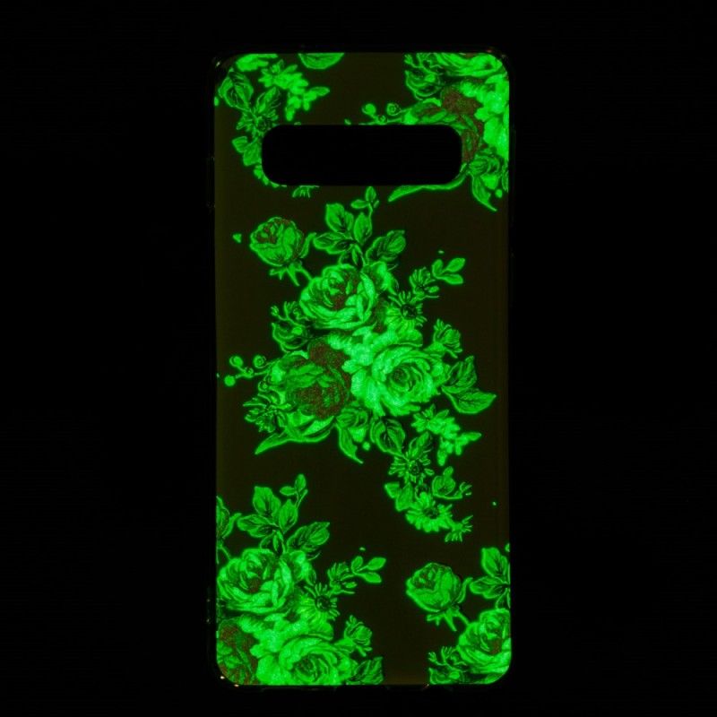 Kuori Samsung Galaxy S10 Fluoresoivat Vapauden Kukat Suojakuori