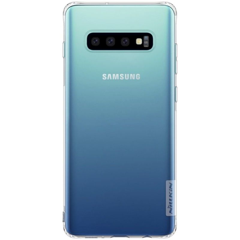 Kuori Samsung Galaxy S10 Kulta Valkoinen Läpinäkyvä Nillkin