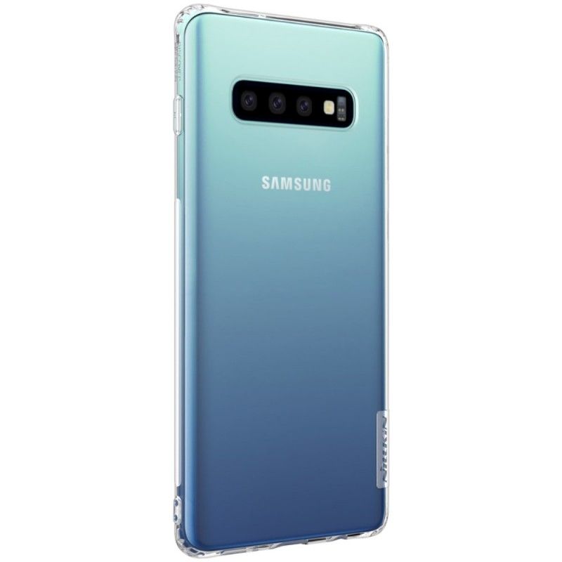 Kuori Samsung Galaxy S10 Kulta Valkoinen Läpinäkyvä Nillkin