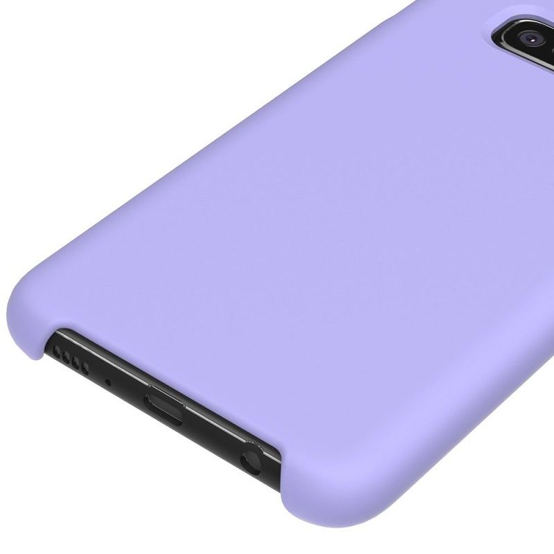 Kuori Samsung Galaxy S10 Valkoinen Musta Matta Silikoni