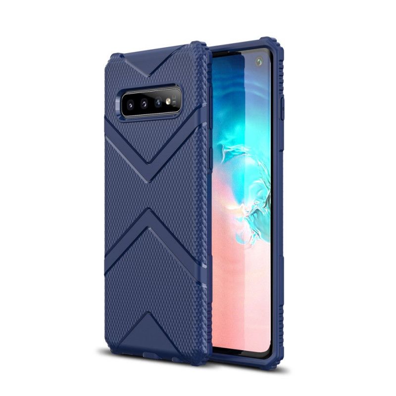 Kuori Samsung Galaxy S10 Vihreä Musta Kilpi