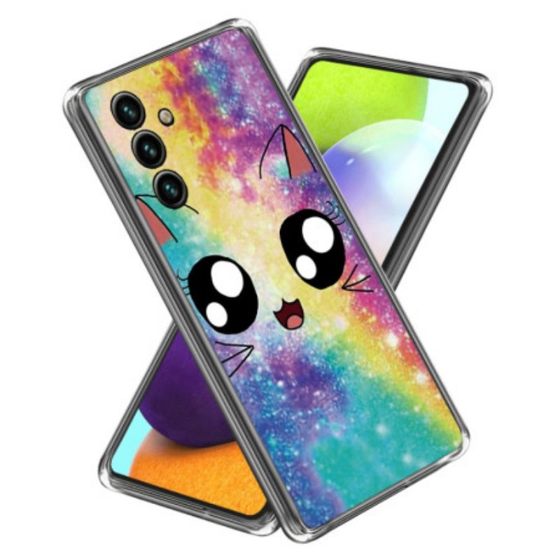 Kuori Samsung Galaxy A15 5g Rainbow Cat