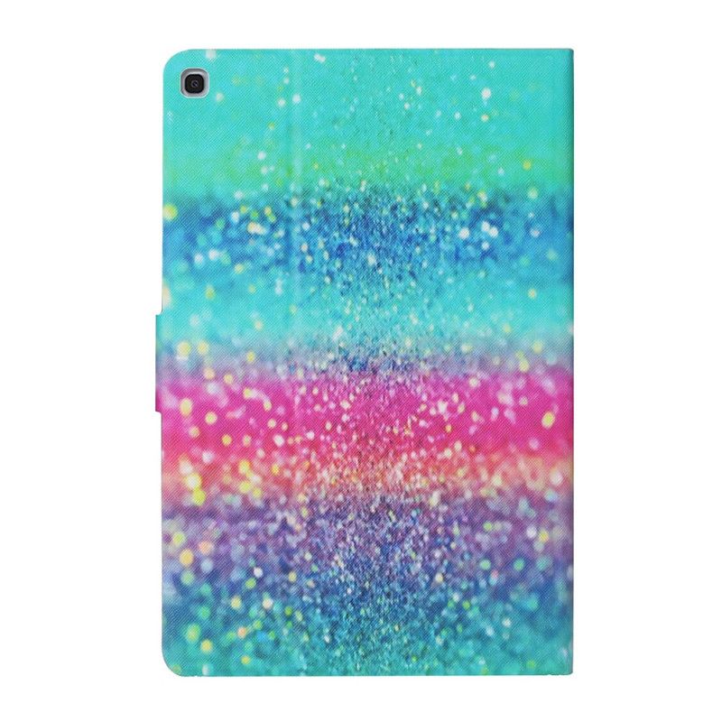 Flip Case Samsung Galaxy Tab A7 Kimalluselementti