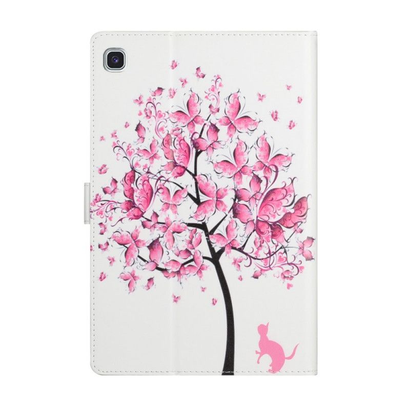 Flip Case Samsung Galaxy Tab A7 Puu Ja Kissa