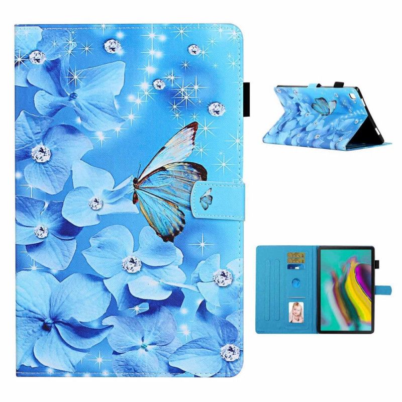 Flip Case Samsung Galaxy Tab A7 Timanttiperhoset