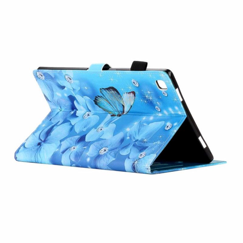 Flip Case Samsung Galaxy Tab A7 Timanttiperhoset