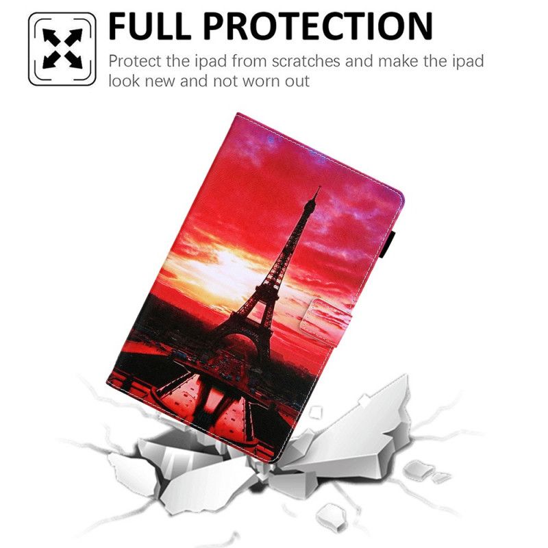 Kotelot Samsung Galaxy Tab A7 Auringonlaskun Eiffel-Torni