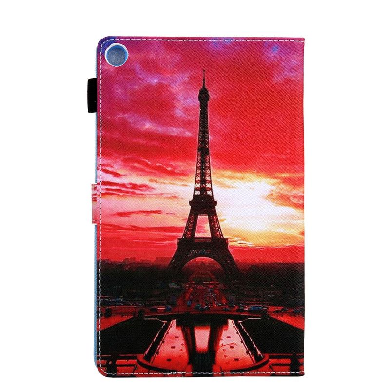 Kotelot Samsung Galaxy Tab A7 Auringonlaskun Eiffel-Torni