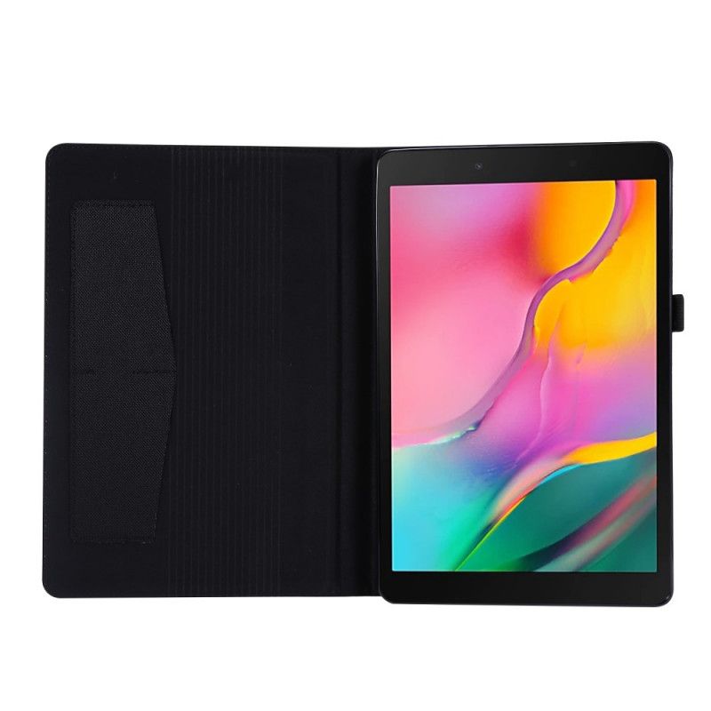 Kuoret Samsung Galaxy Tab A7 Harmaa Musta Kangas Suojakuori