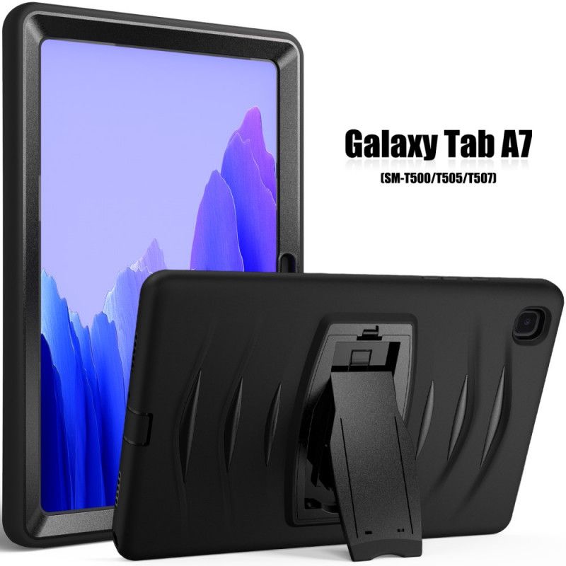 Kuori Samsung Galaxy Tab A7 Punainen Musta Puskurinsuoja Tuella