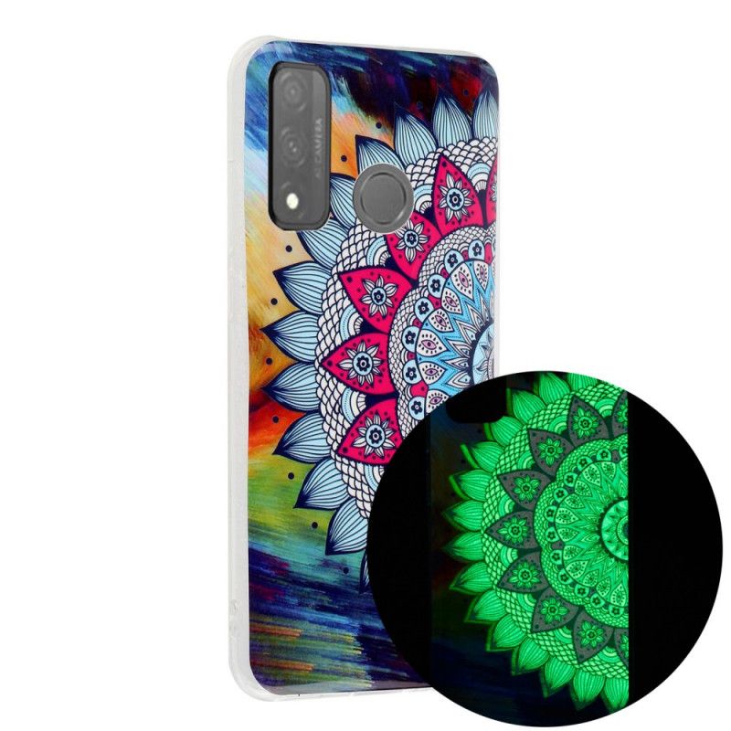 Case Kuoret Huawei P Smart 2020 Puhelinkuoret Fluoresoiva Mandalan Kukka