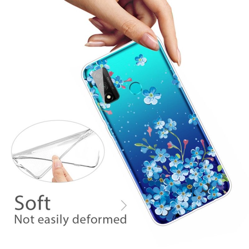 Case Kuoret Huawei P Smart 2020 Puhelinkuoret Kimppu Sinisiä Kukkia