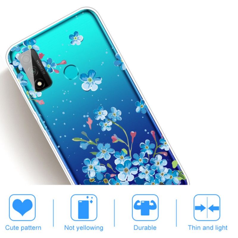 Case Kuoret Huawei P Smart 2020 Puhelinkuoret Kimppu Sinisiä Kukkia