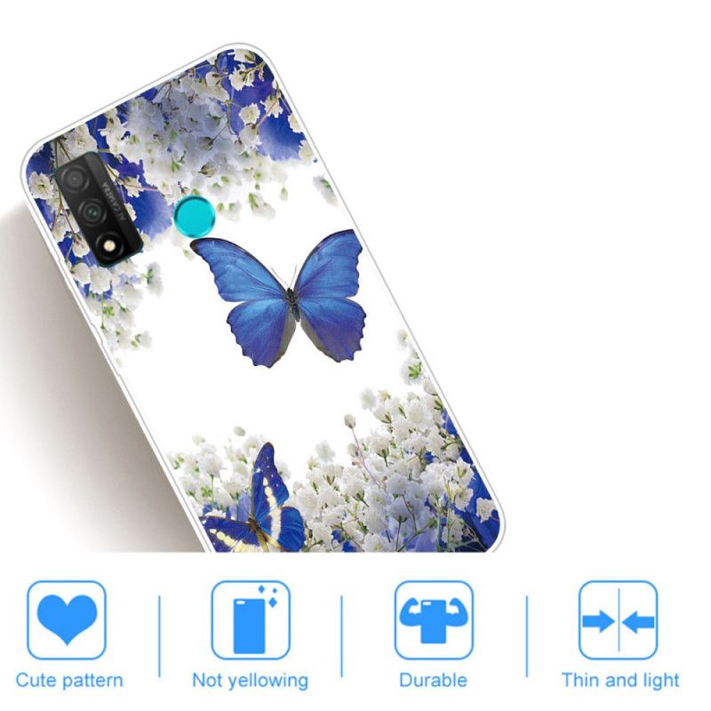 Case Kuoret Huawei P Smart 2020 Puhelinkuoret Siniset Perhoset