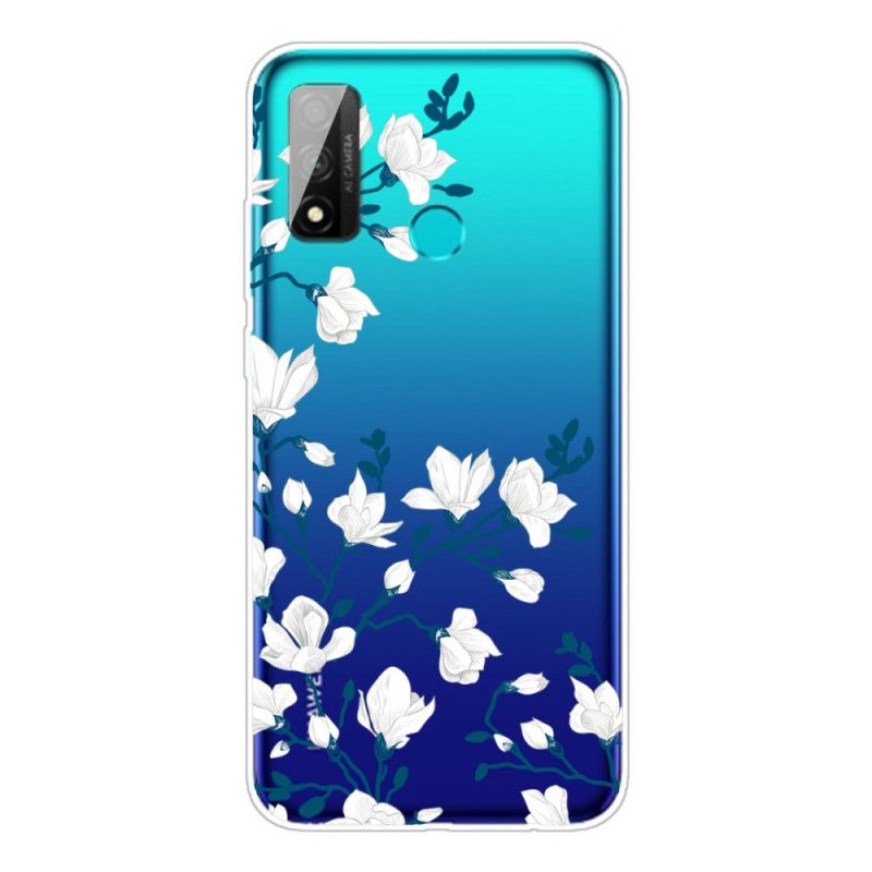 Case Kuoret Huawei P Smart 2020 Puhelinkuoret Valkoiset Kukat