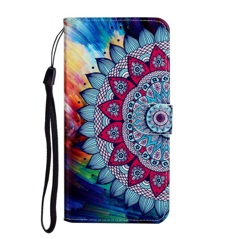 Flip Case Huawei P Smart 2020 Erittäin Värikäs Mandala