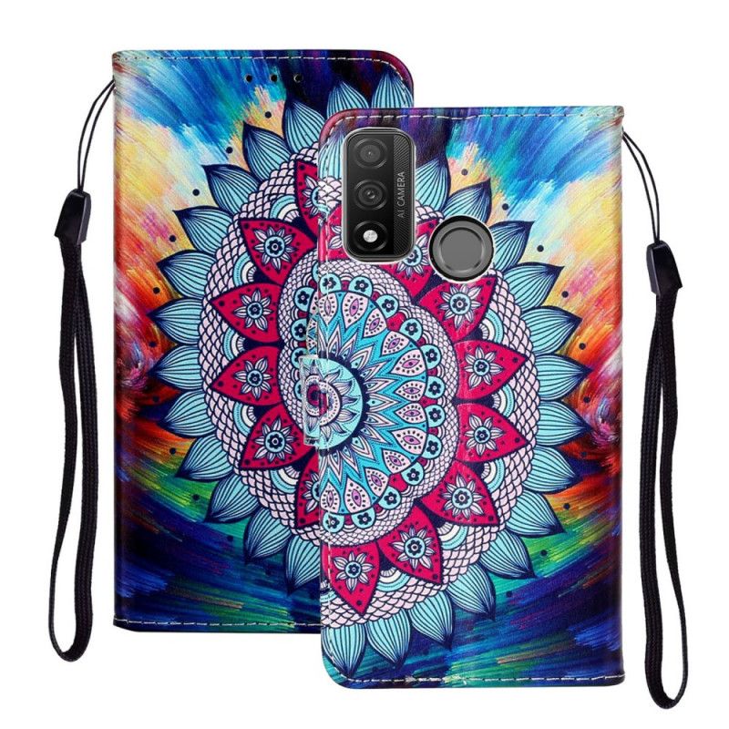 Flip Case Huawei P Smart 2020 Erittäin Värikäs Mandala