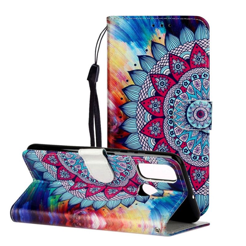 Flip Case Huawei P Smart 2020 Erittäin Värikäs Mandala