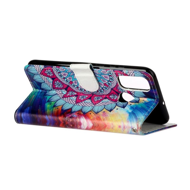 Flip Case Huawei P Smart 2020 Erittäin Värikäs Mandala