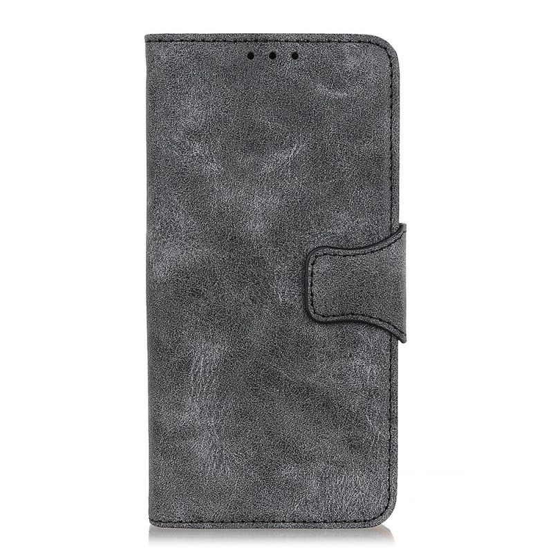 Flip Case Huawei P Smart 2020 Ruskea Harmaa Vintage Kaksipuolinen Magneettinen Läppä