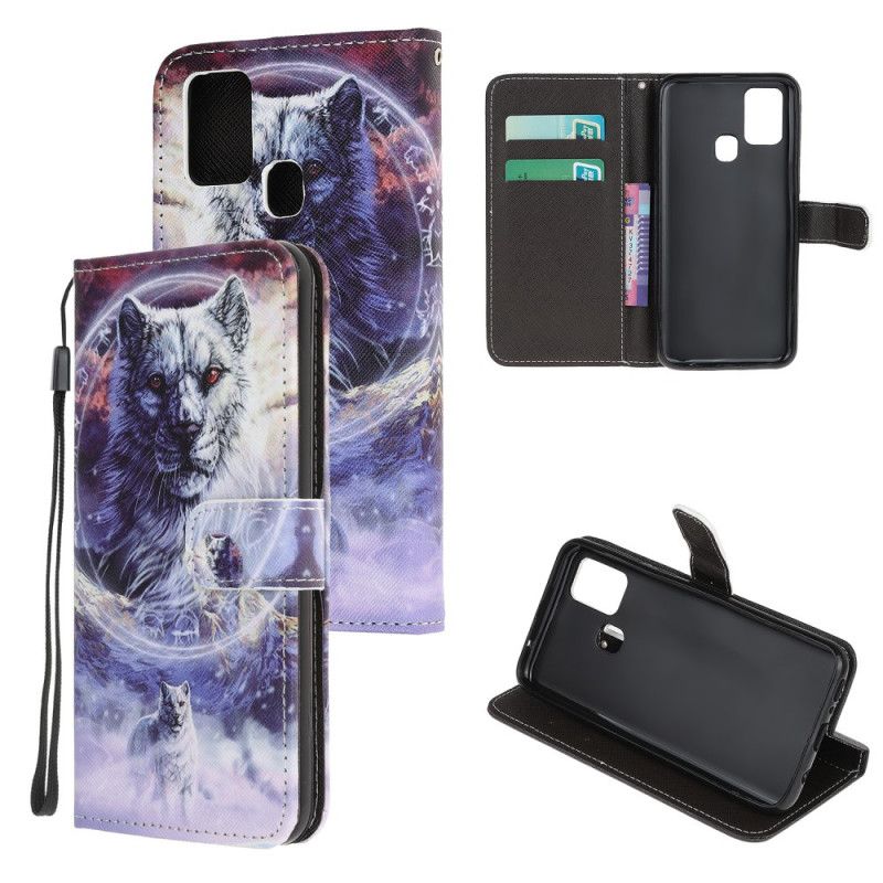 Flip Case Huawei P Smart 2020 Susi Talvella Remmi