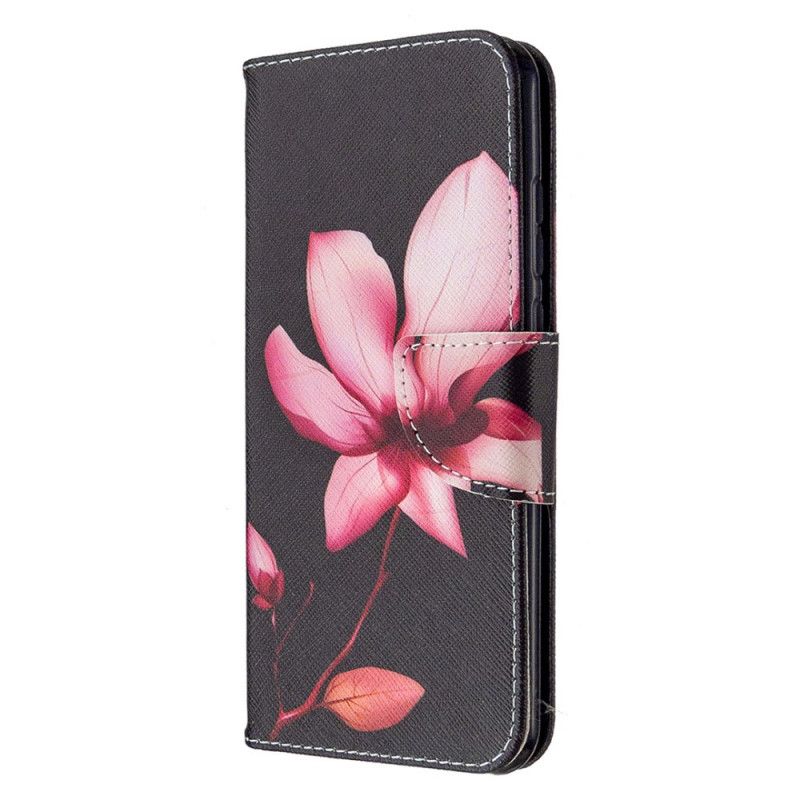 Flip Case Huawei P Smart 2020 Vaaleanpunainen Kukka